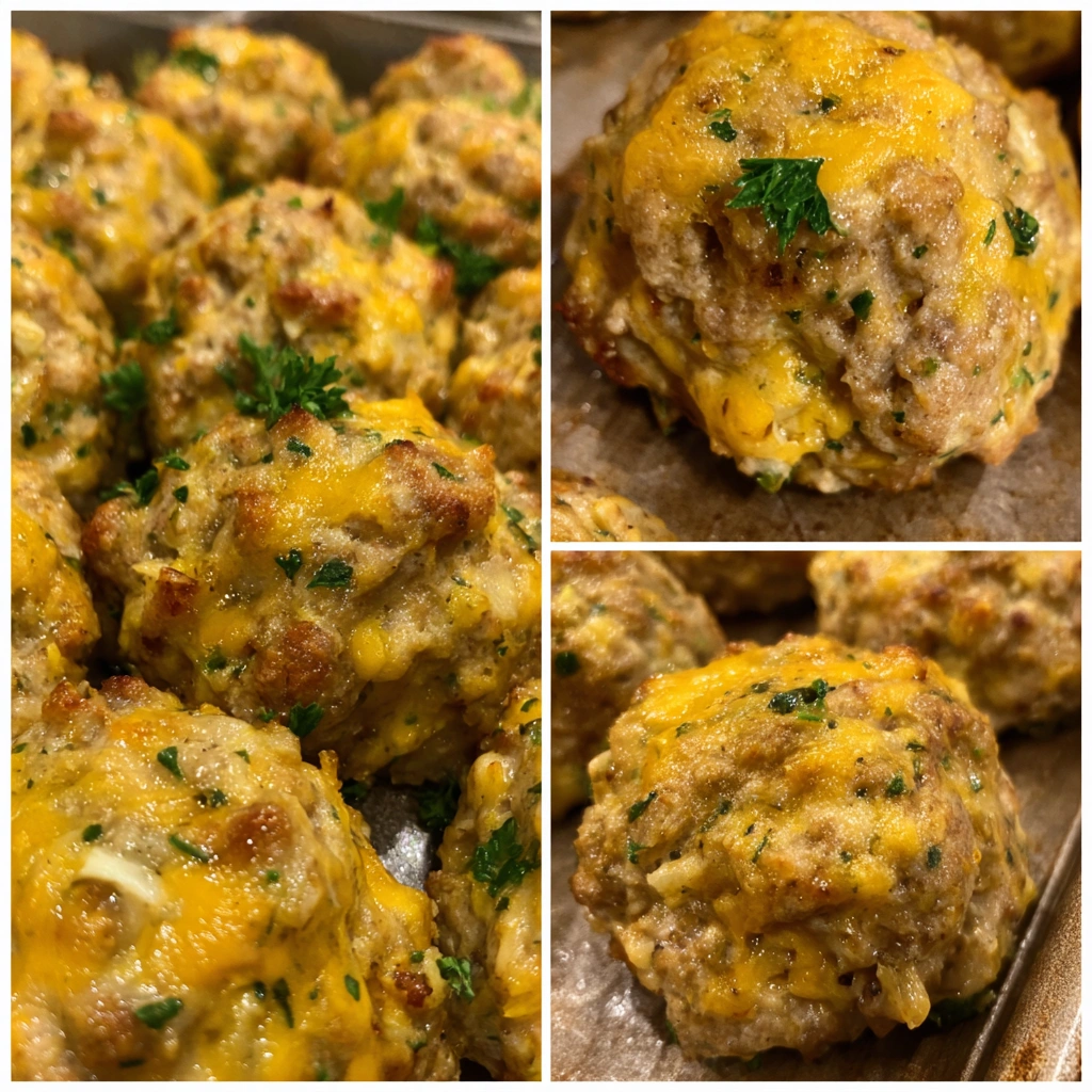 Stuffing Sausage Balls