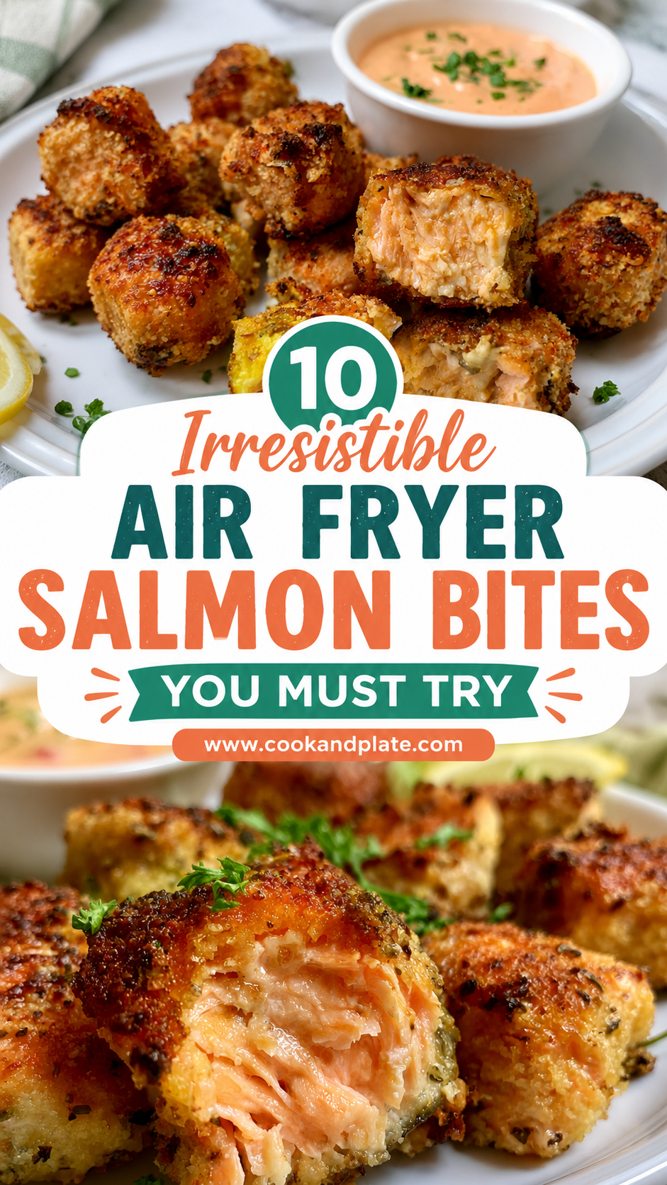 Air Fryer Salmon Bites