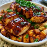 BBQ Chicken and Sweet Potato Bowls
