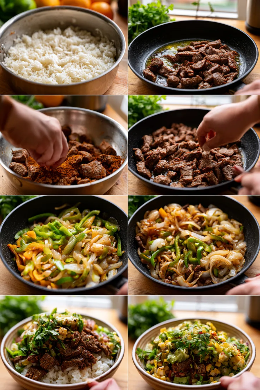 Beef Fajita Burrito Bowl