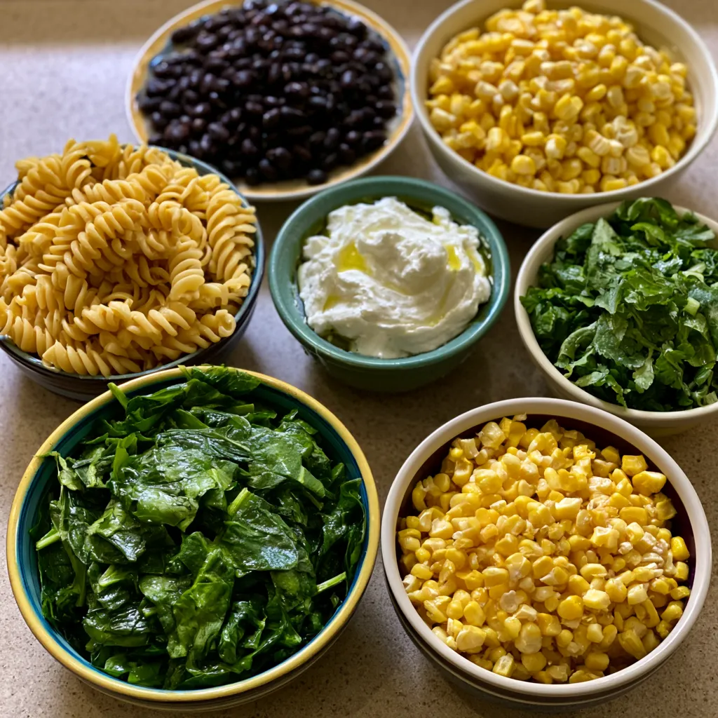 Black Bean and Corn Pasta Salad