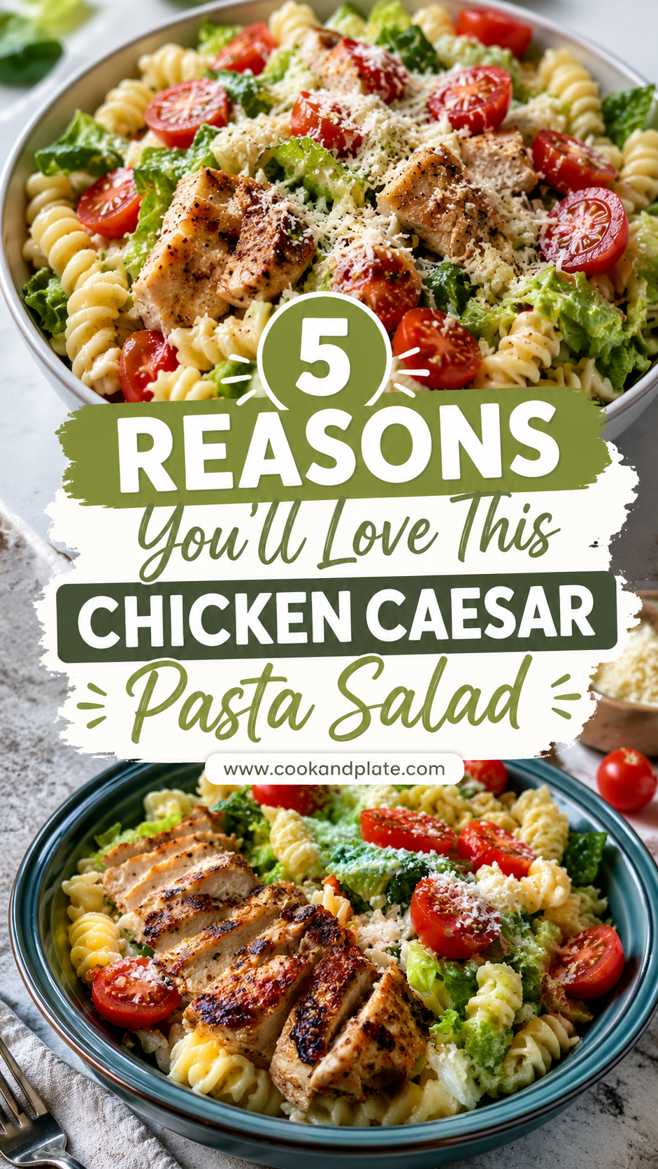 Chicken Caesar Pasta Salad