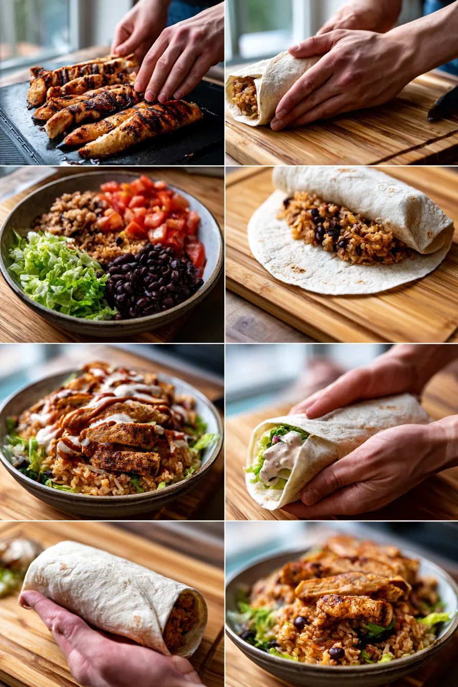 Chipotle Ranch Grilled Chicken Burrito