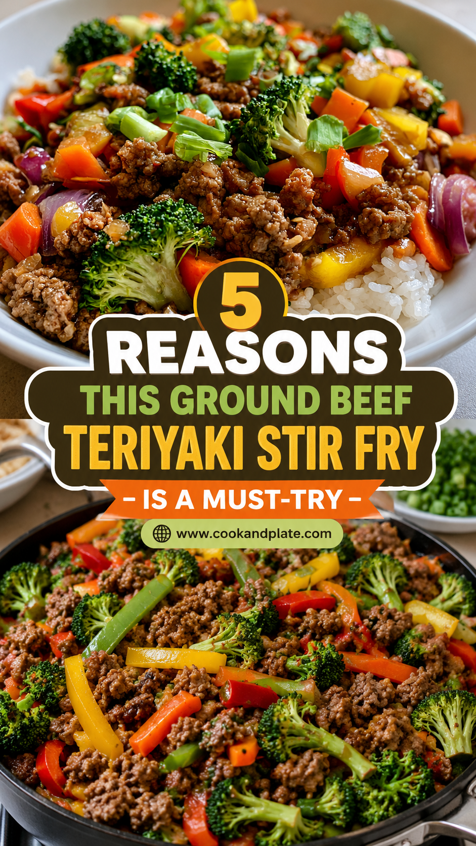 Ground Beef Teriyaki Stir Fry