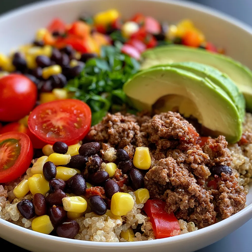 High Protein Beef Bowl