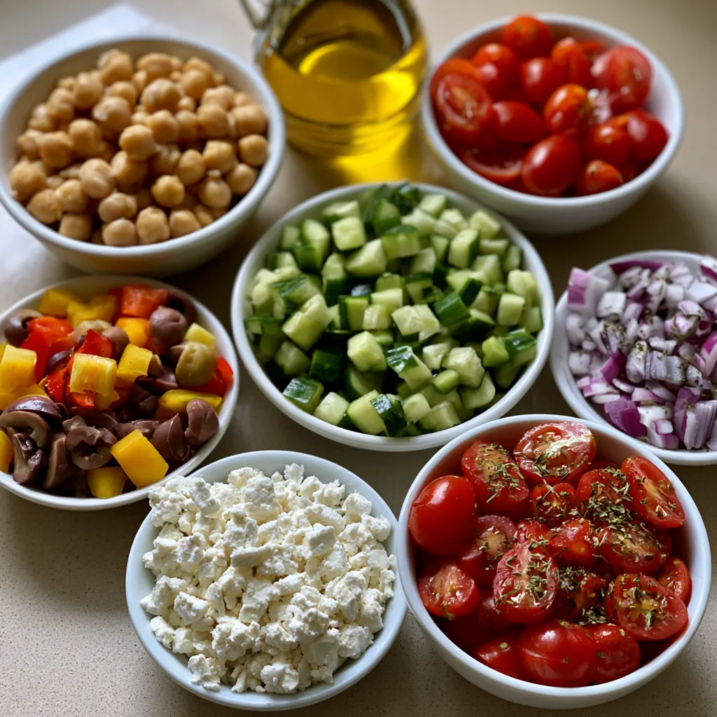 High Protein Vegetarian Salad