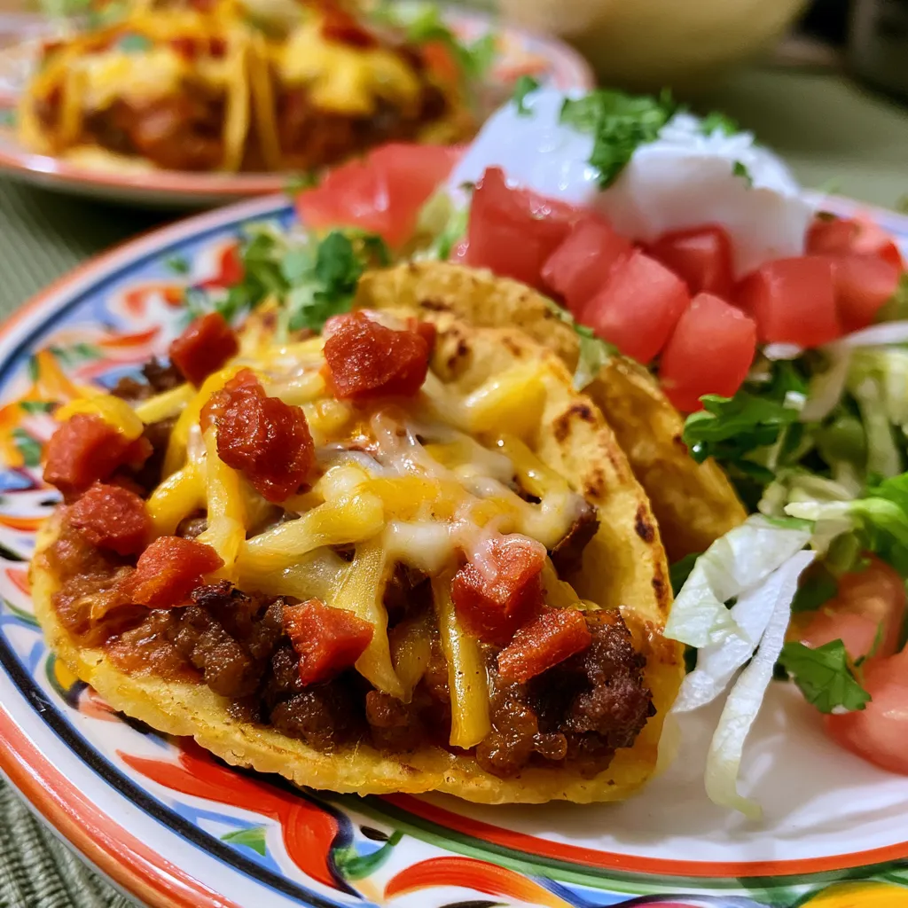 Mini Baked Beef Tacos