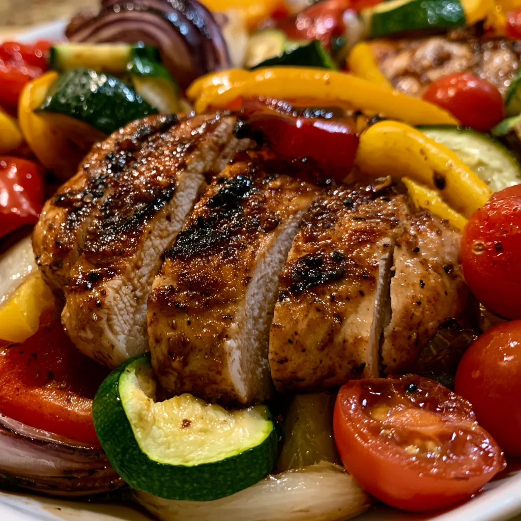 Sheet Pan Balsamic Chicken