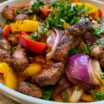 Sheet Pan Beef Fajitas
