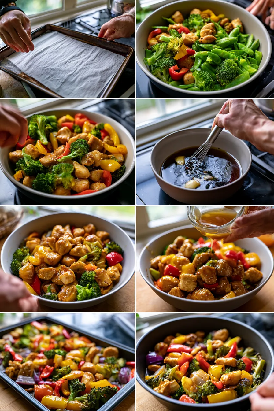 Sheet Pan Sesame Chicken and Veggies