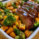 Sheet Pan Smoked Beef and Sweet Potatoes