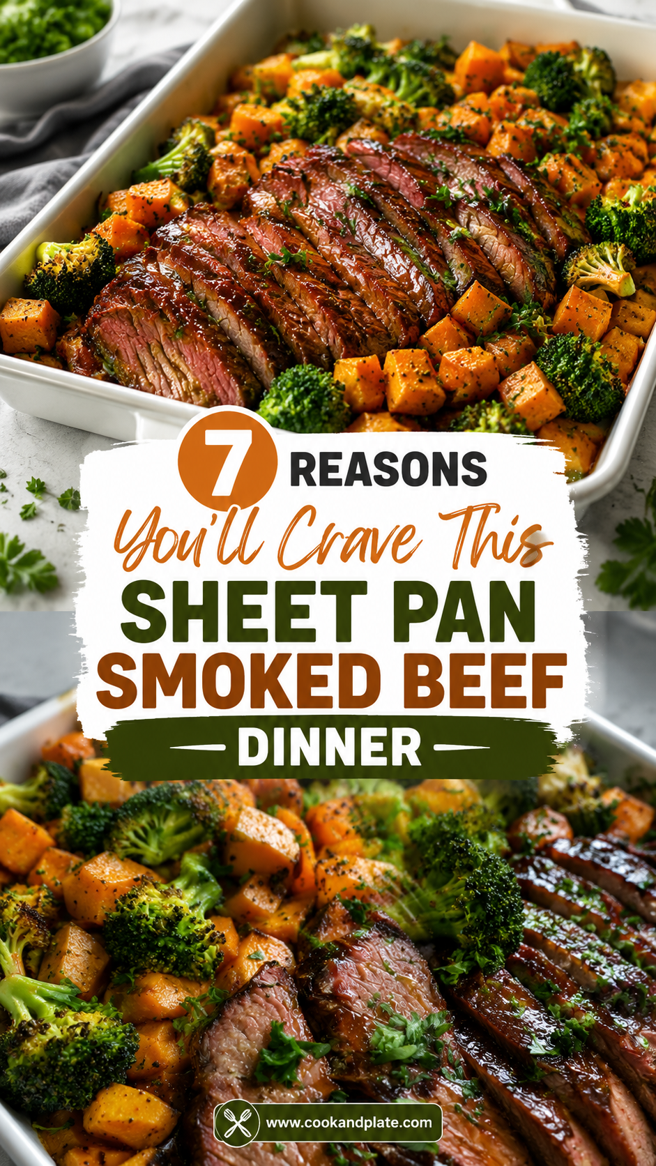 Sheet Pan Smoked Beef and Sweet Potatoes