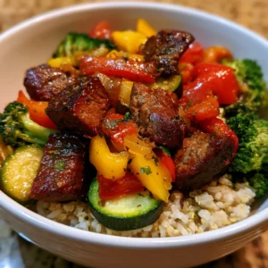 Smoked Beef and Vegetable Bowls