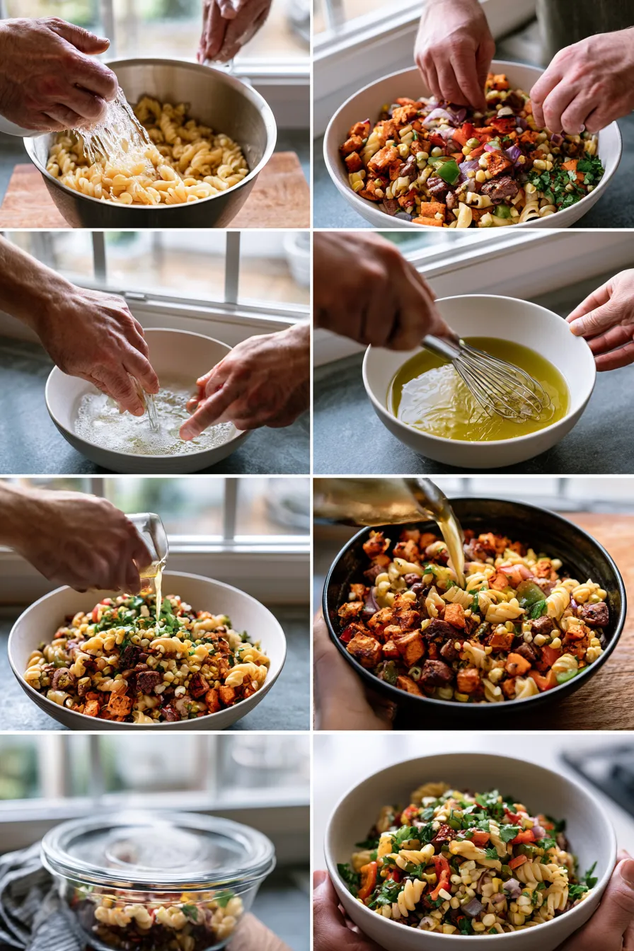 Southwestern Pasta Salad with Smoked Beef