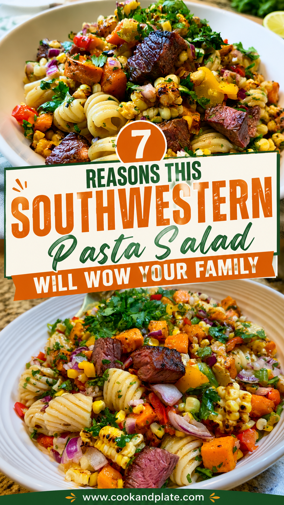 Southwestern Pasta Salad with Smoked Beef