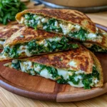 Spinach and Feta Quesadillas