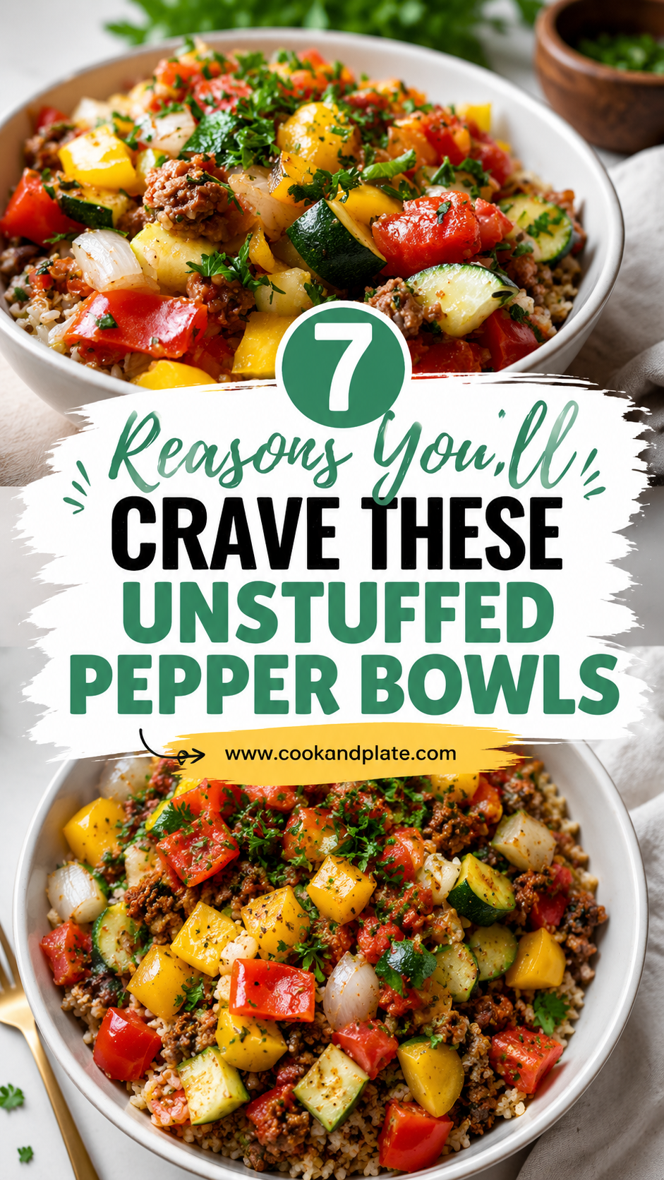Unstuffed Pepper Bowls