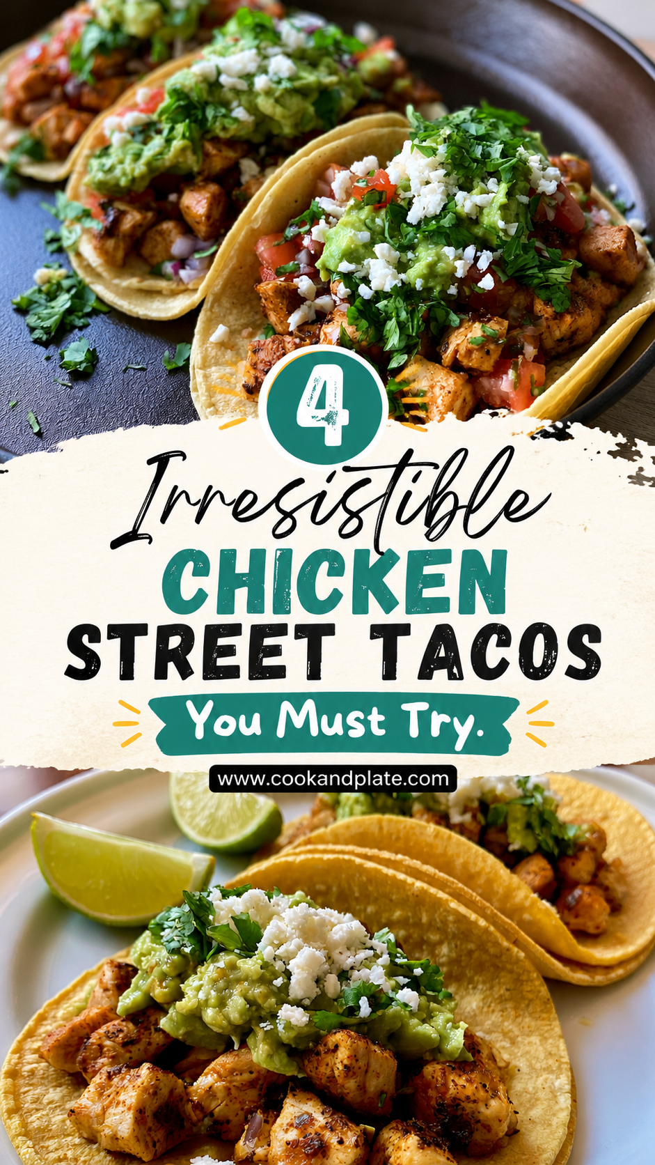 Authentic Chicken Street Tacos