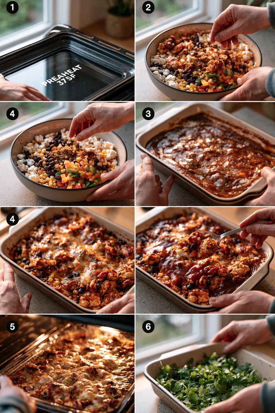 Chicken Cottage Cheese Enchilada Bowls
