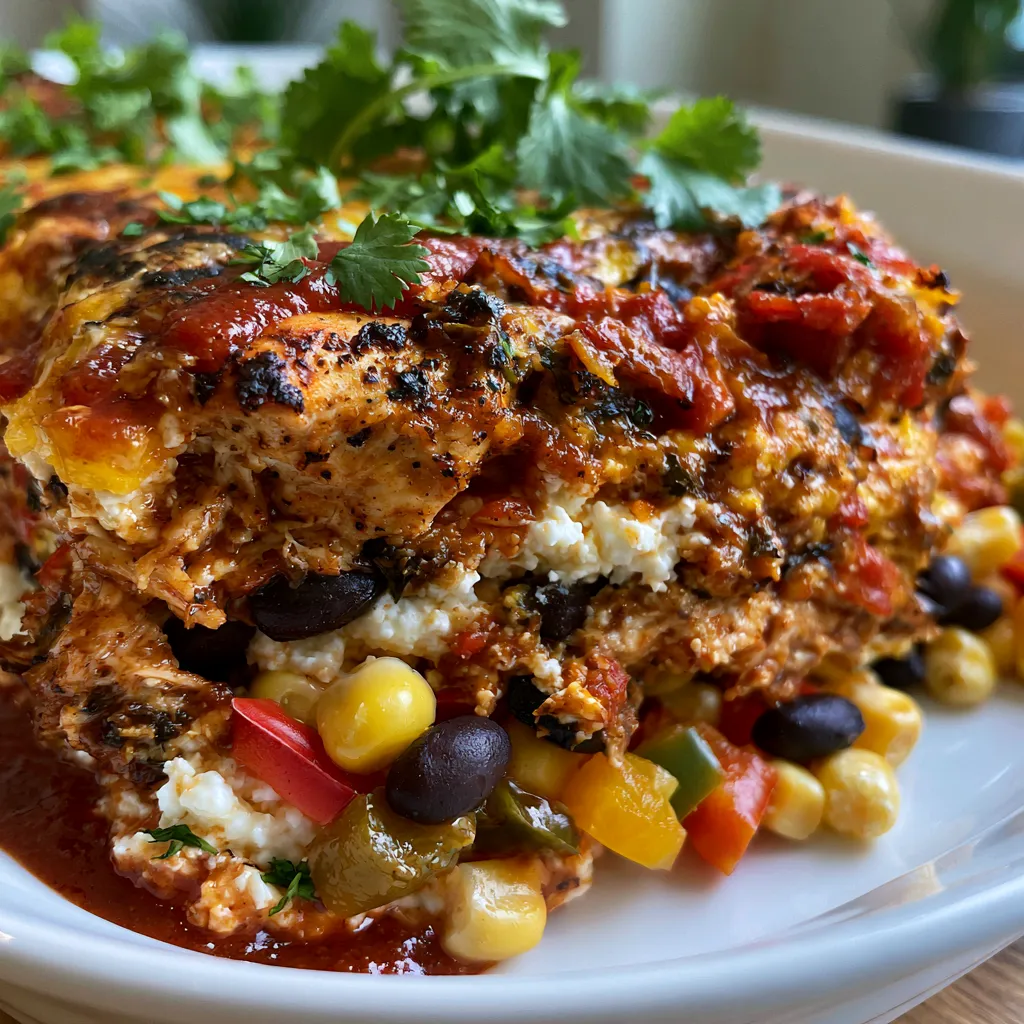 Chicken Cottage Cheese Enchilada Bowls