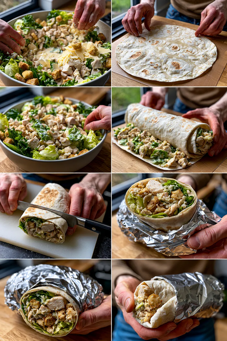 Crispy Chicken Wraps