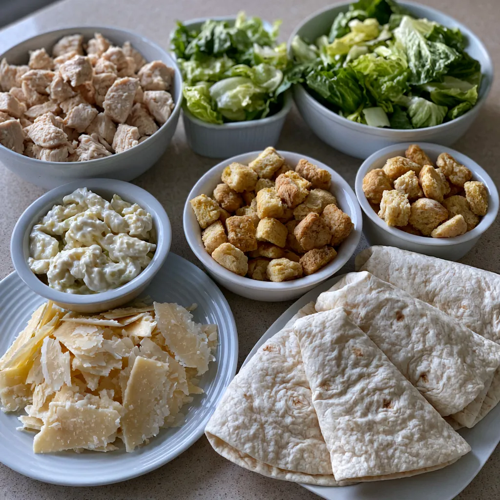 Crispy Chicken Wraps