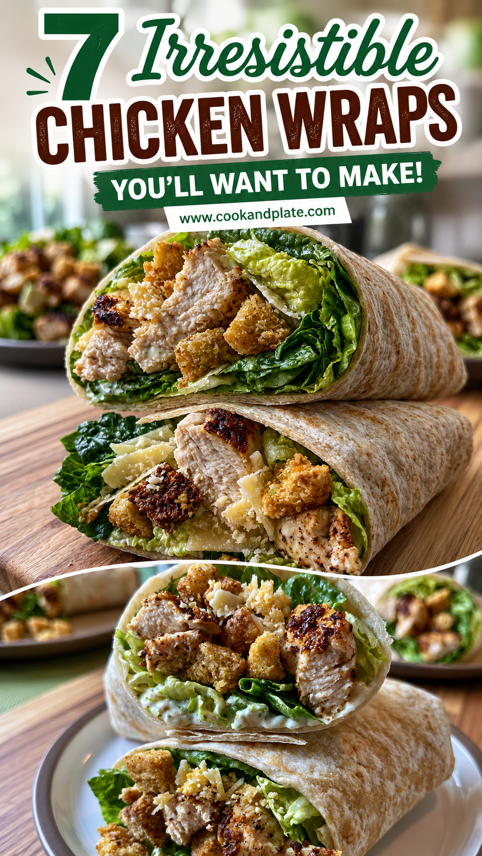 Crispy Chicken Wraps