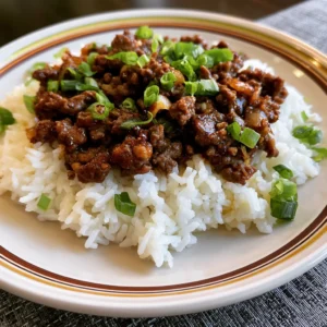 Honey Garlic Ground Beef
