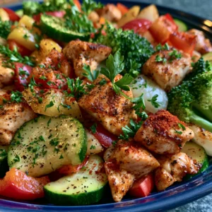 Loaded Chicken and Veggie Skillet