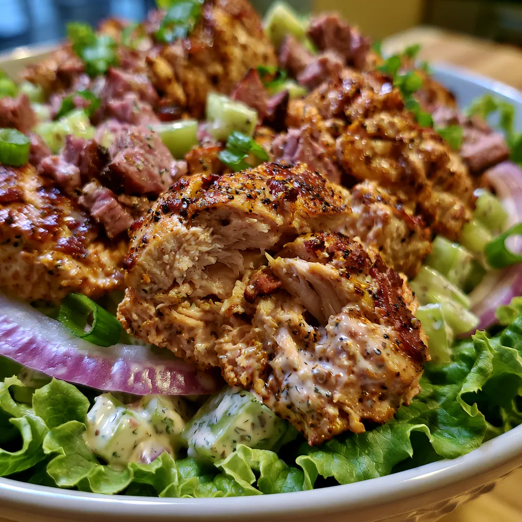 Smoked Beef Ranch Chicken Salad